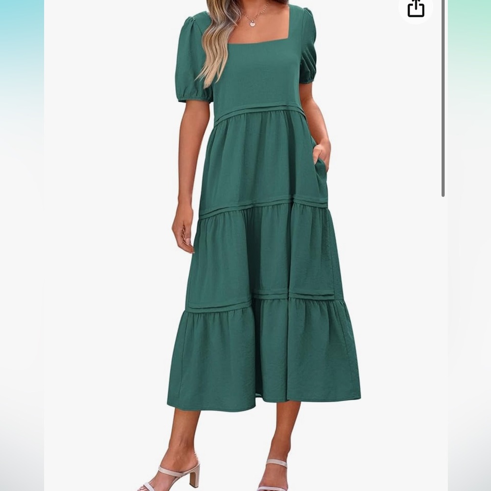Never worn green dress XL